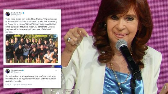 Cristina Kirchner denunció que juez y fiscal 