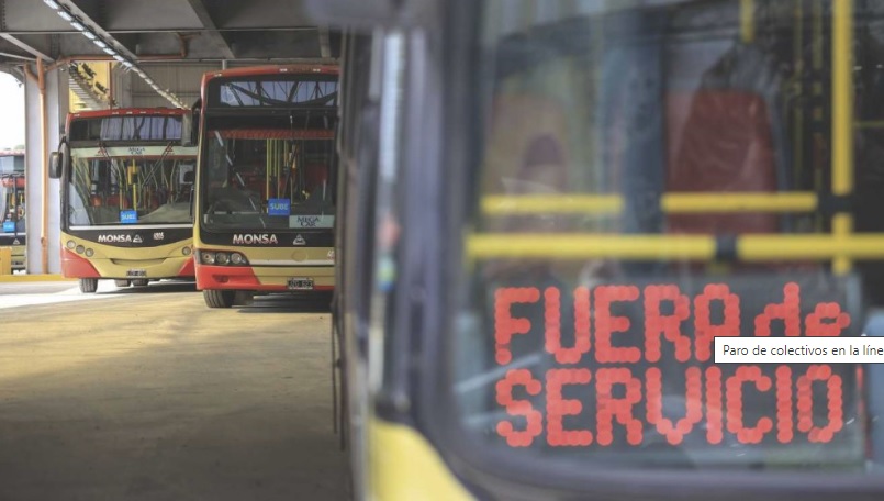 Paro de colectivos en la línea 60: afecta a más de 80 mil pasajeros