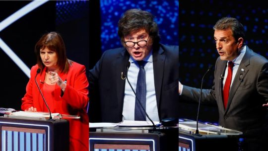 El debate presidencial en redes: Massa fue el más mencionado, seguido por Bullrich y Milei