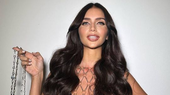 El look Total denim de Zaira Nara: 