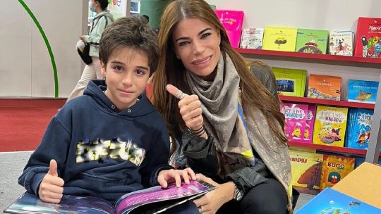 Zulemita Menem mostró una foto de su hijo Malek imitando a su abuelo