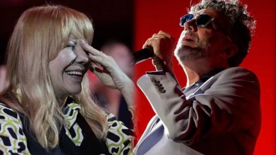 Así fue el conmovedor momento en el que Fito Páez le cantó a Cecilia Roth en pleno recital