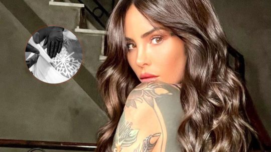 Cande Tinelli se sacó los tatuajes del tórax y se cortó el pelo: 